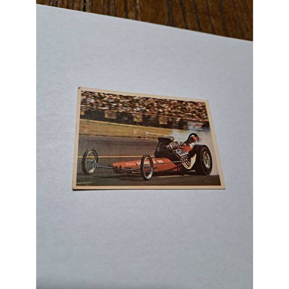 Vintage 1965 Hot Rod Magazine #61 Starlighter Chuck Griffith Trading Card - Picture 1 of 2
